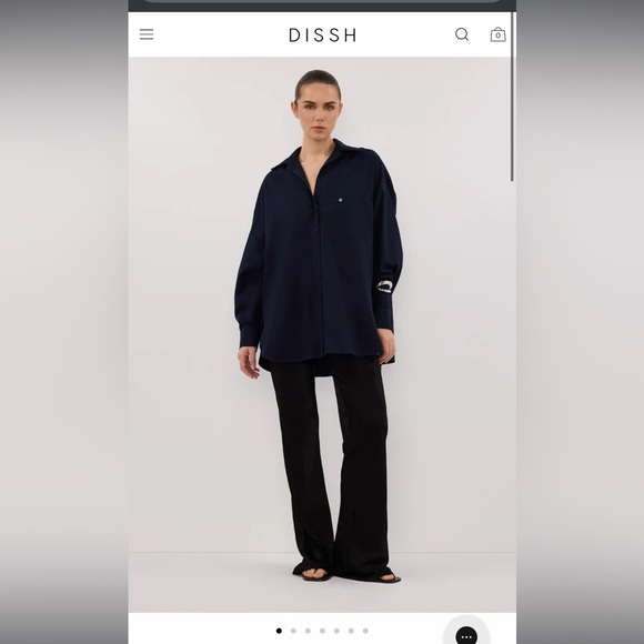 DISSH Pants - DISSH Nikki black satin bias pant